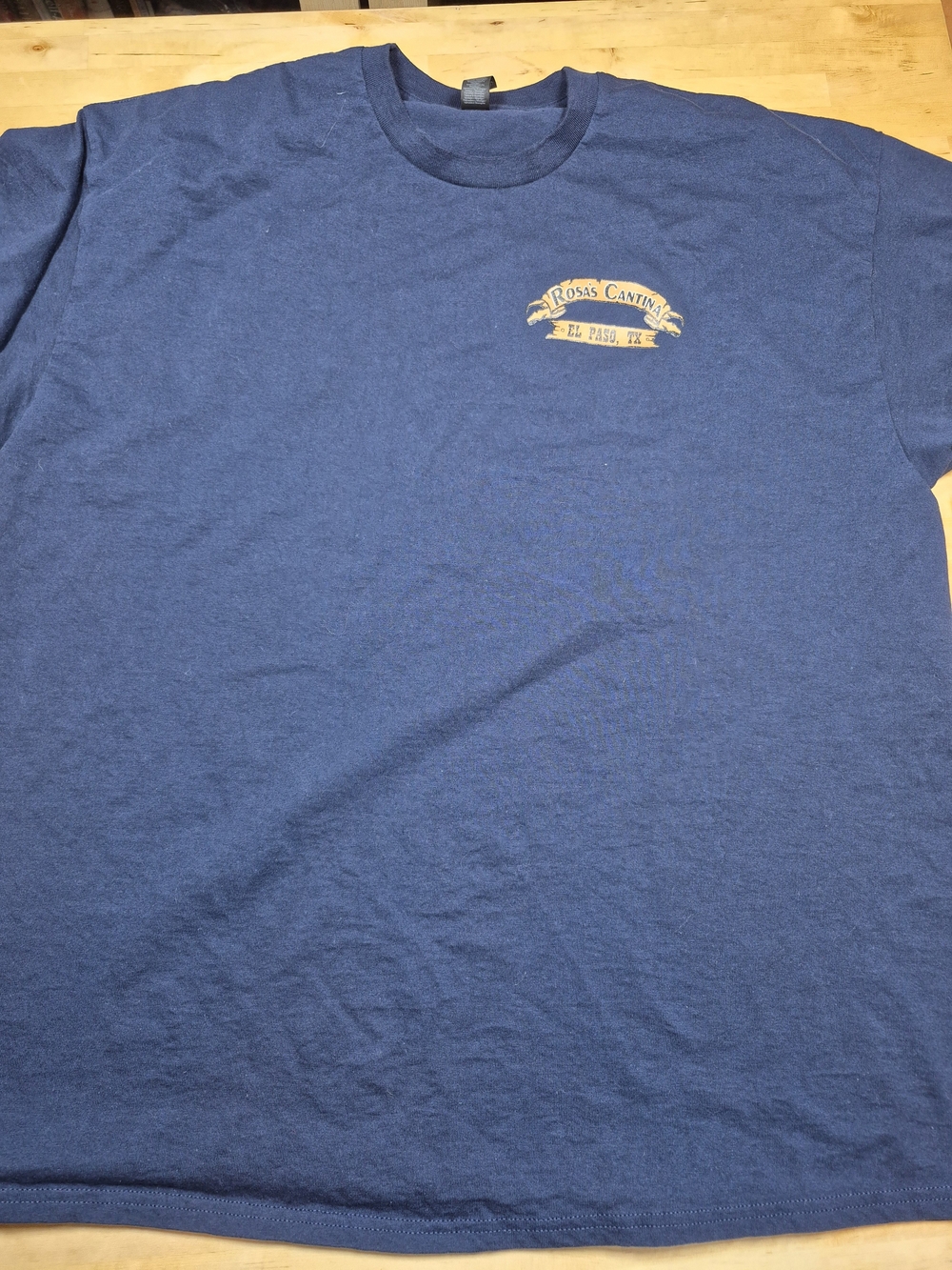 Gildan Navy Short-Sleeve Tee - Rosas Cantina El Paso Tx
